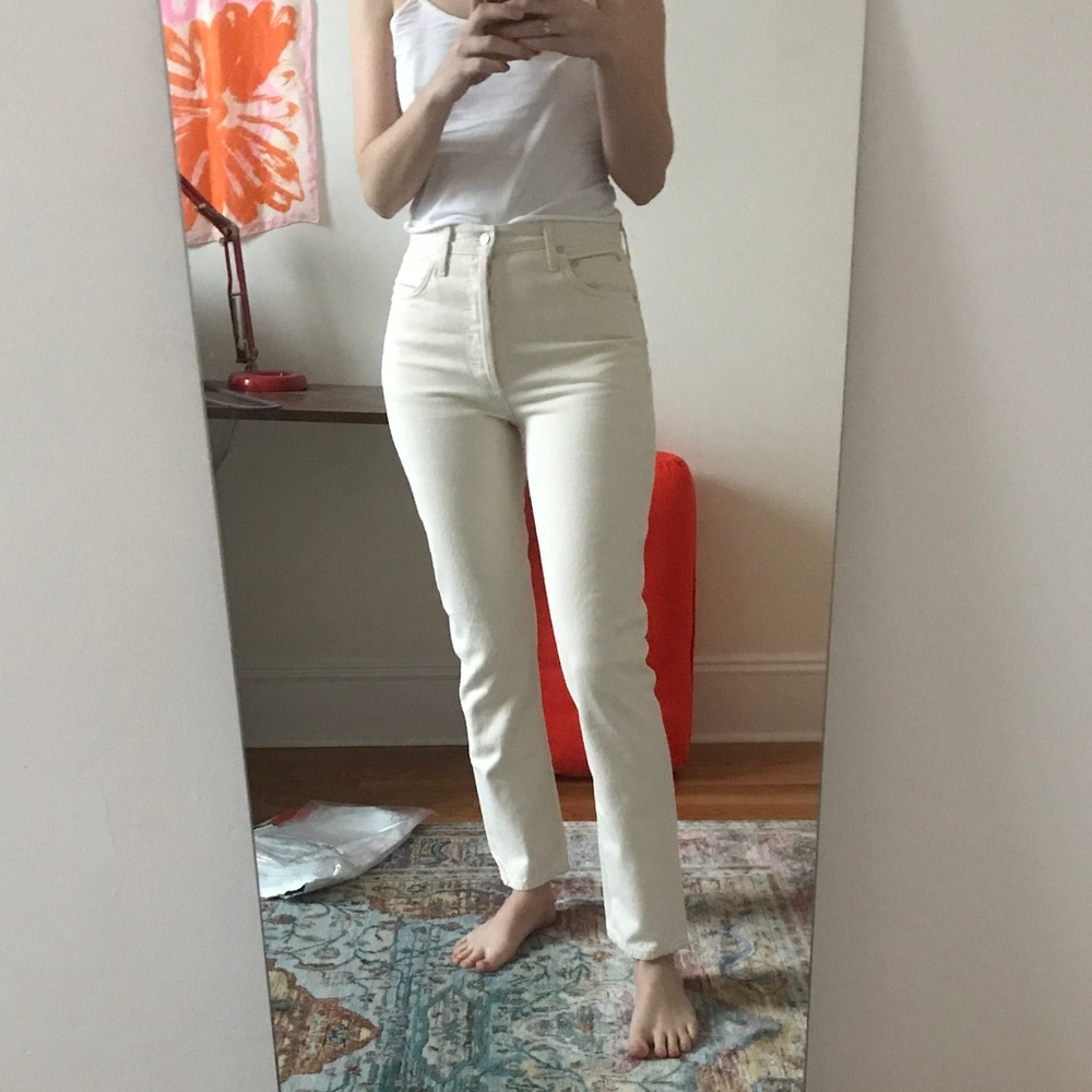 Agolde Remy Jeans in Paper White